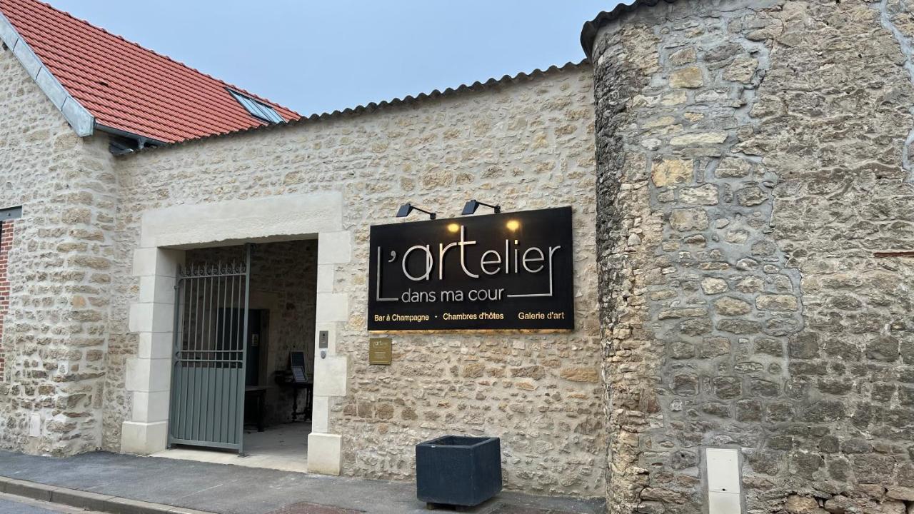 L'Artelier Dans Ma Cour Bed and Breakfast Hermonville Εξωτερικό φωτογραφία